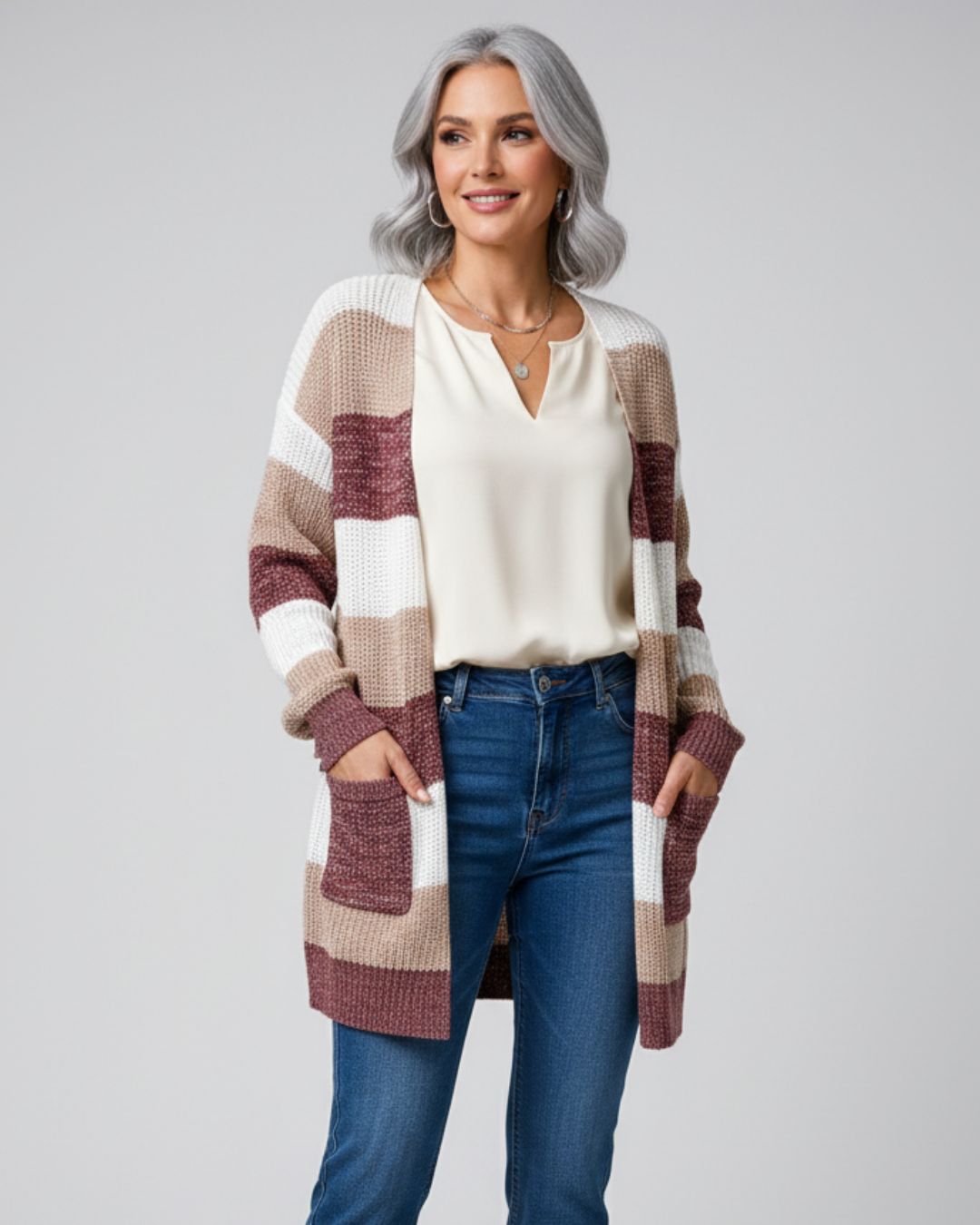 Long Knitted Cardigan