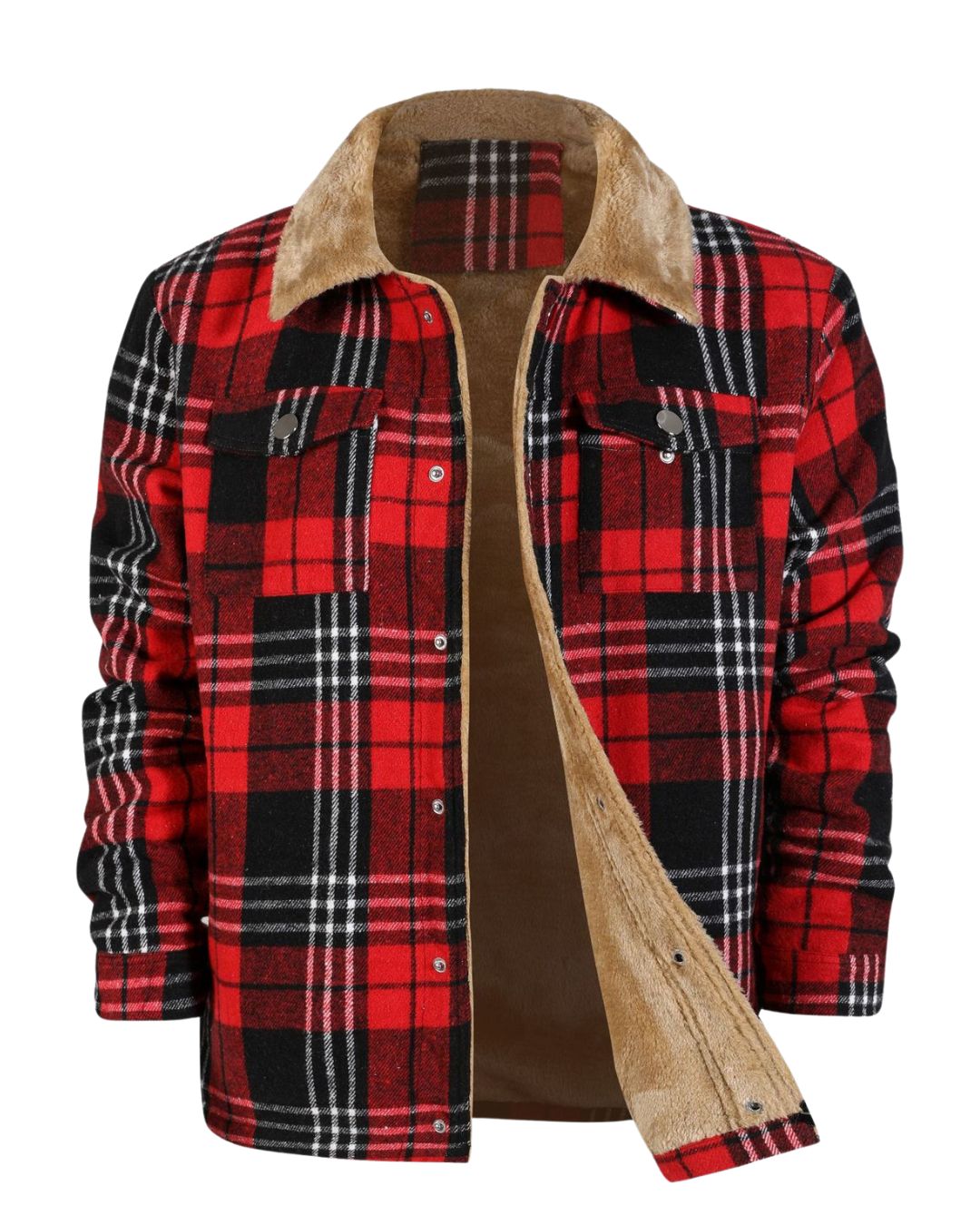 Fleece Lined Flannel Jacket