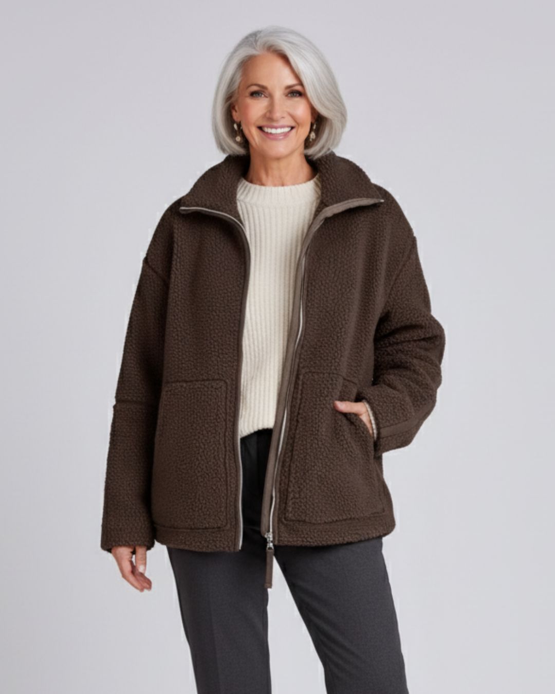 Cozy Fleece Zip Jacket