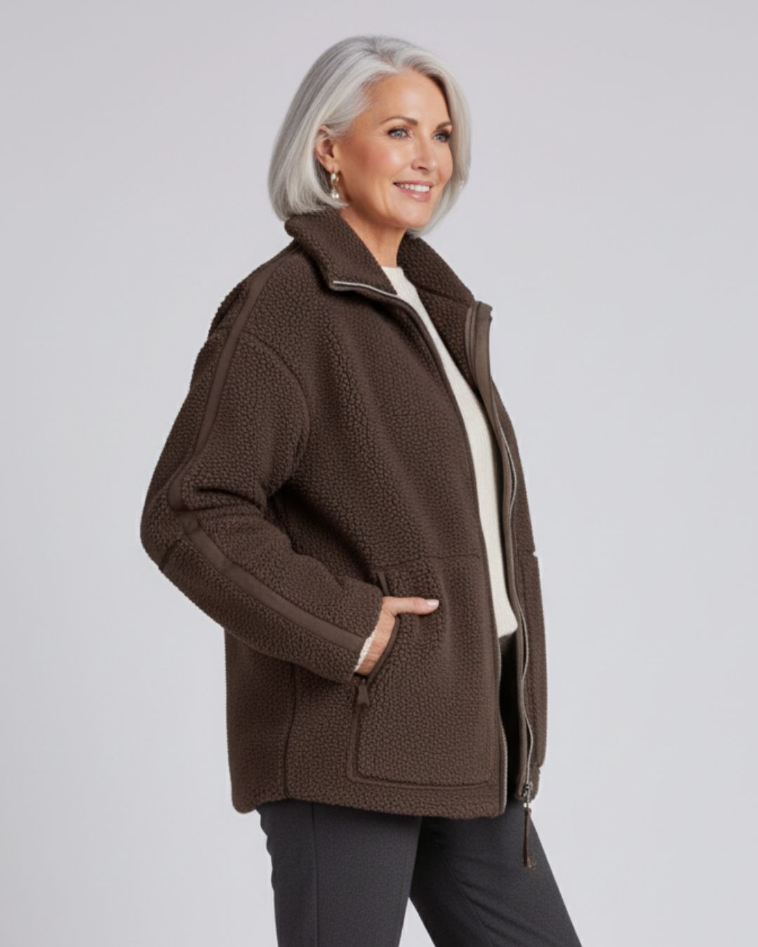 Cozy Fleece Zip Jacket