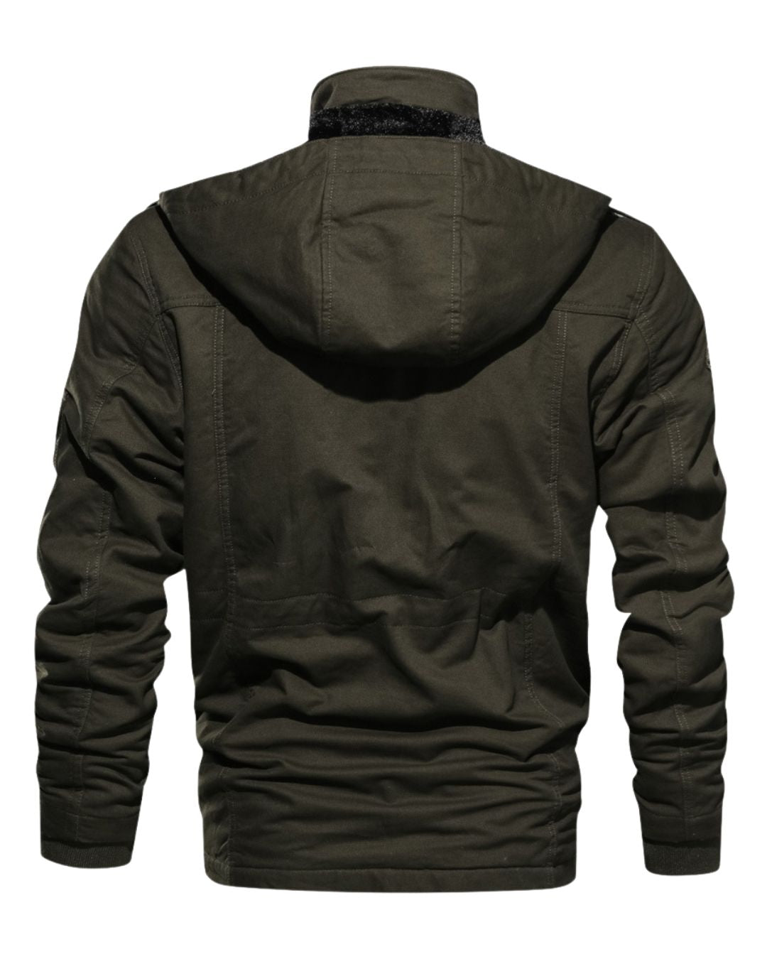 Fleece Lined Jacket with Detachable Hood