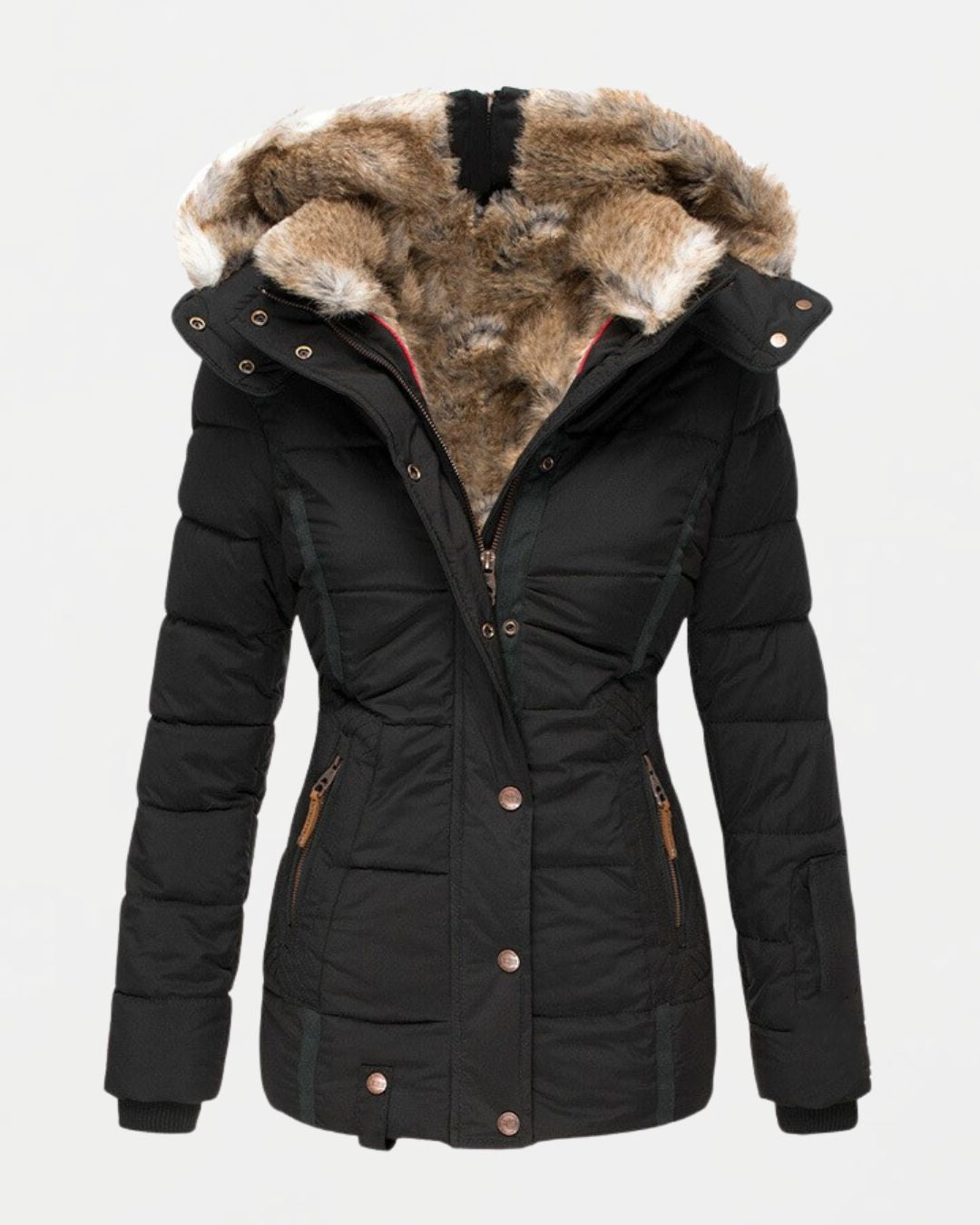 Fur Hooded Puffer Jacket