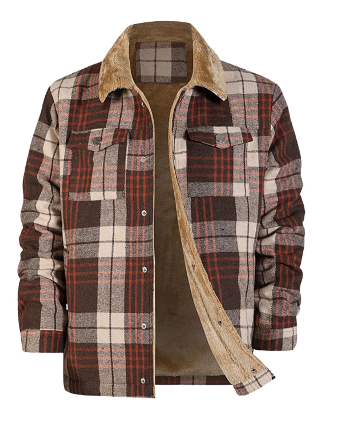 Fleece Lined Flannel Jacket