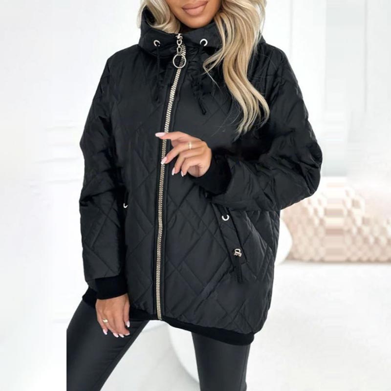 Quilted Hooded Winter Jacket