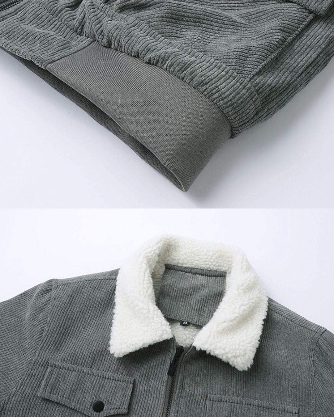 Fleece Lined Corduroy Jacket