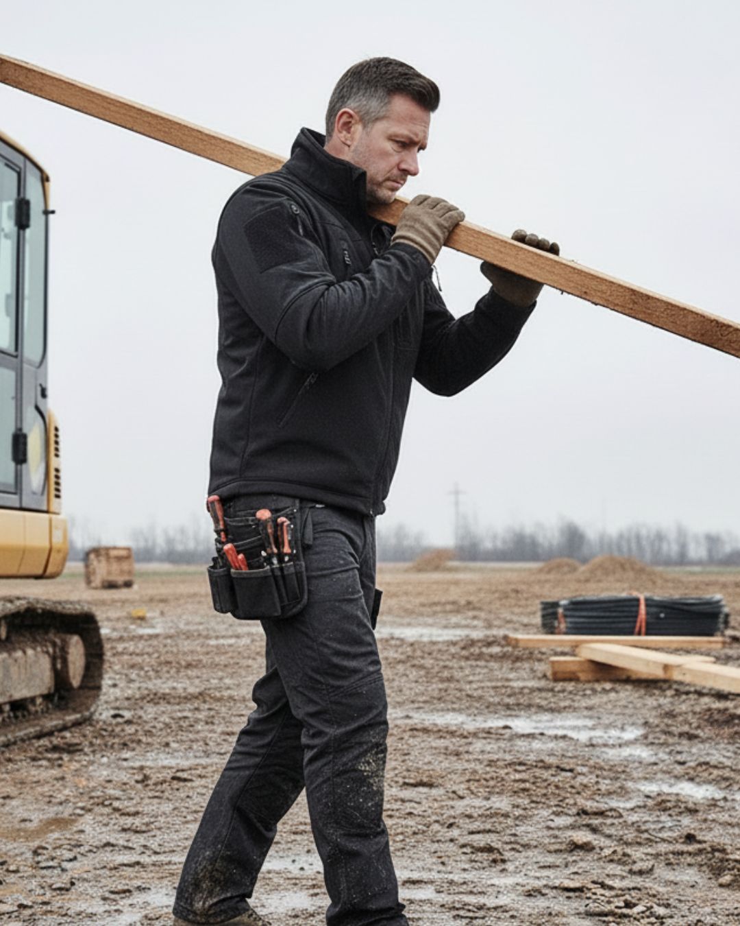 Tactical Softshell Hooded Jacket