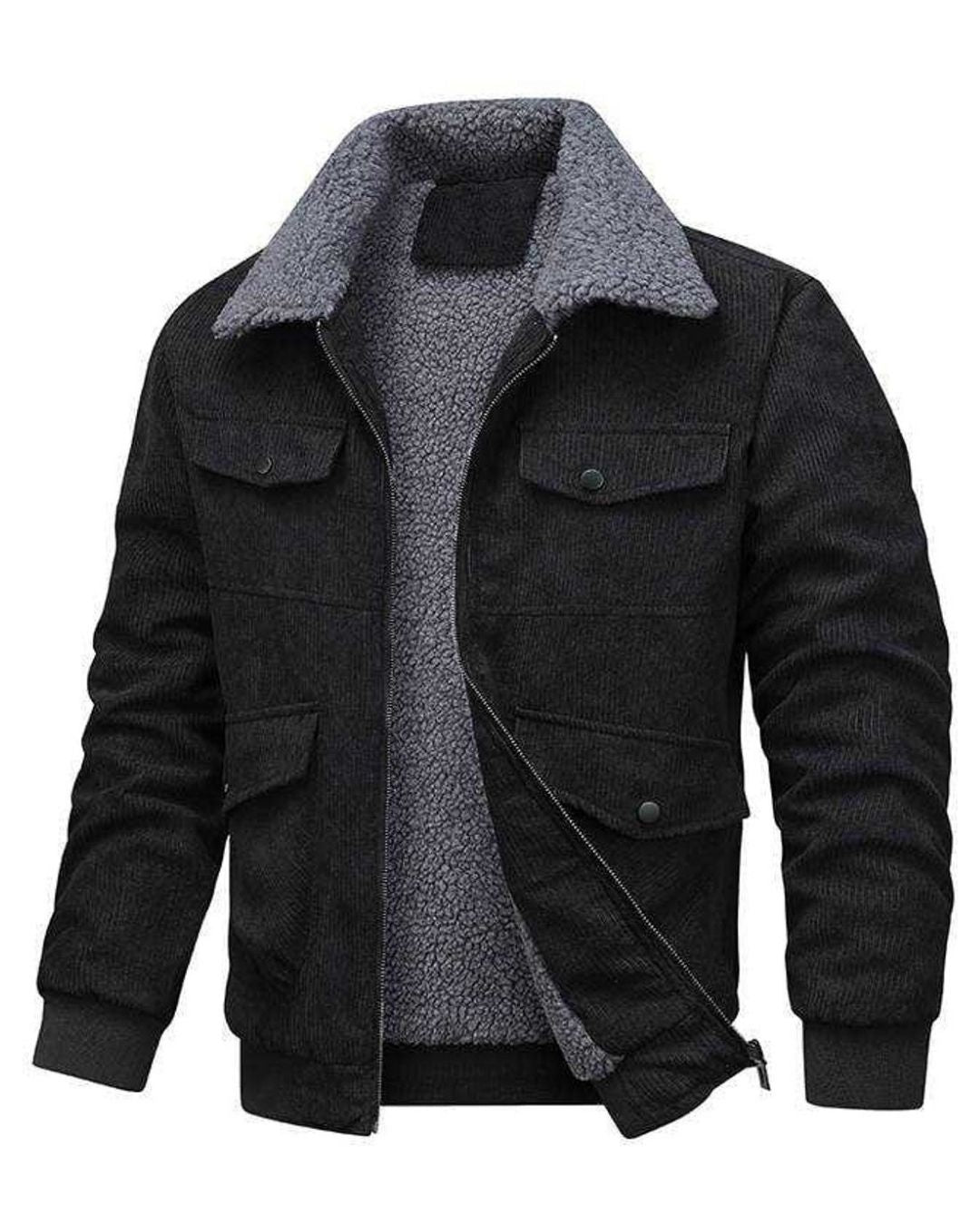 Fleece Lined Corduroy Jacket