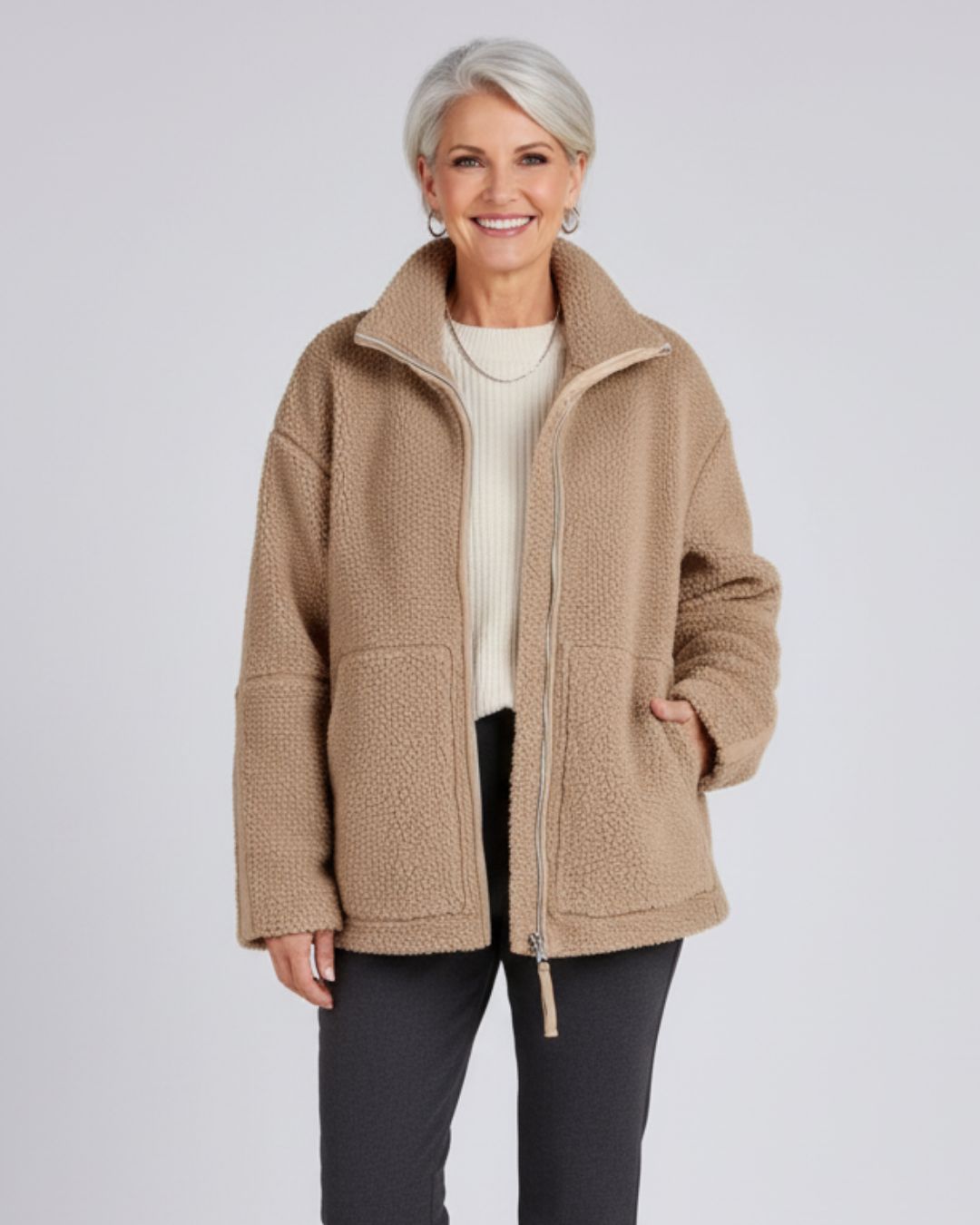 Cozy Fleece Zip Jacket