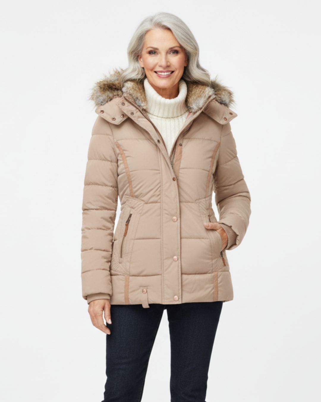 Fur Hooded Puffer Jacket