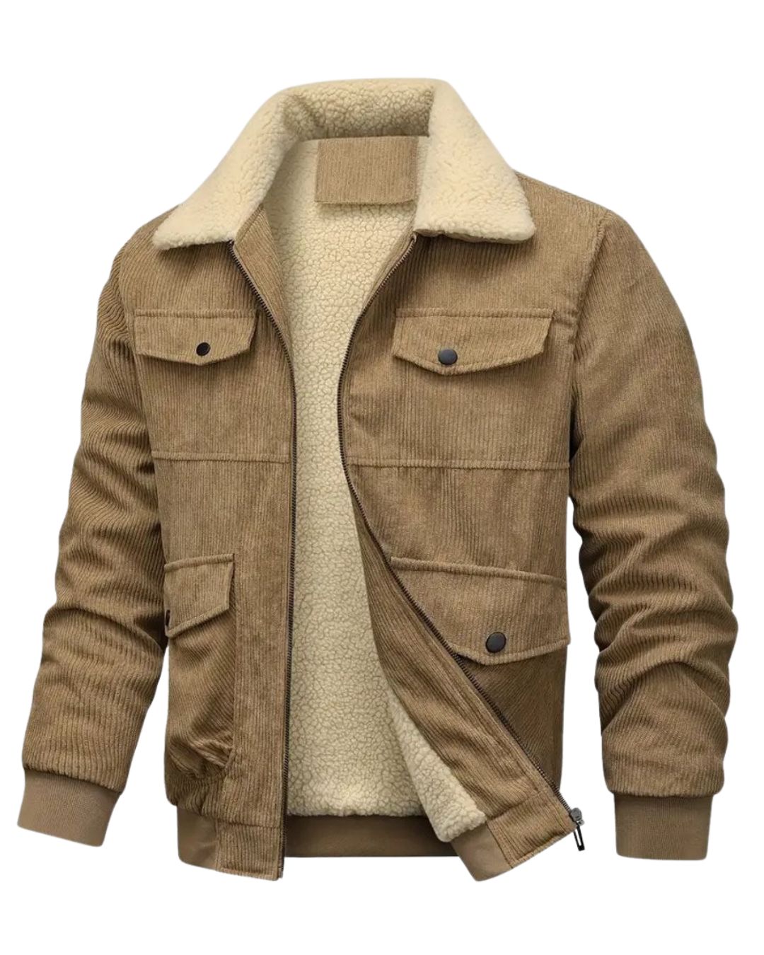 Fleece Lined Corduroy Jacket