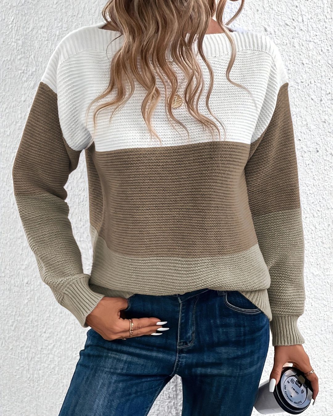 Colorblock Knit Sweater