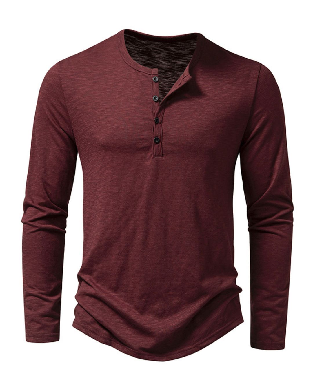 Long Sleeve Henley Shirt