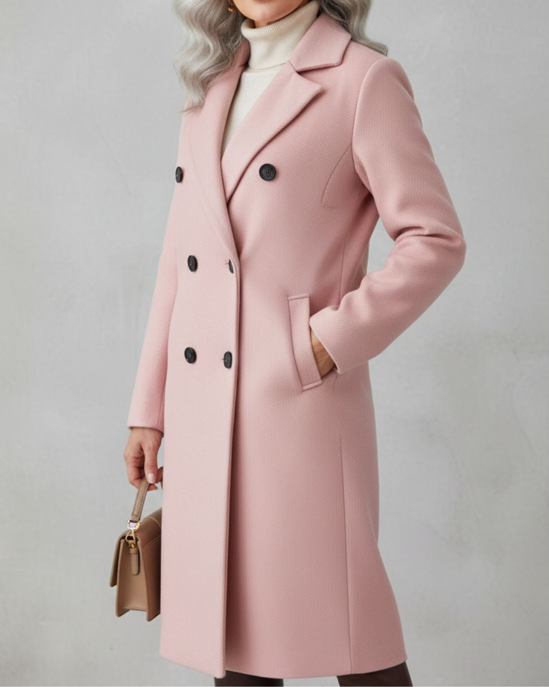 Classic Double-Breasted Coat