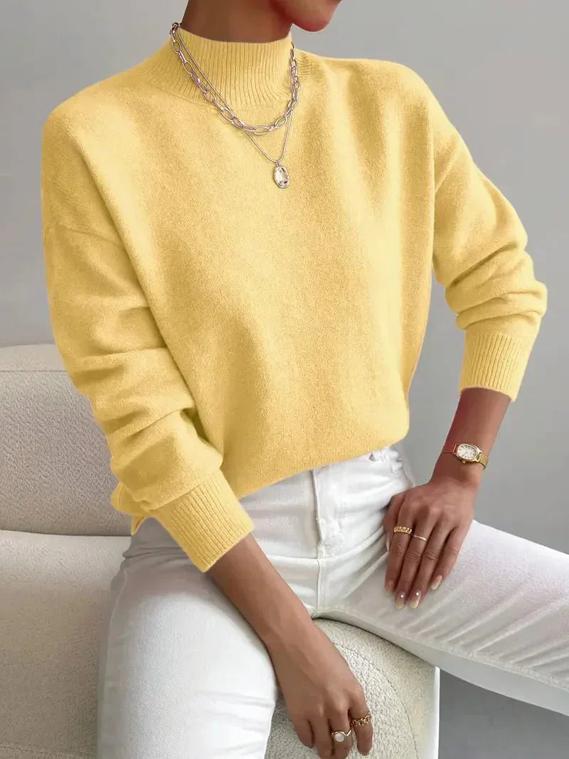 Elegant Mock Neck Sweater