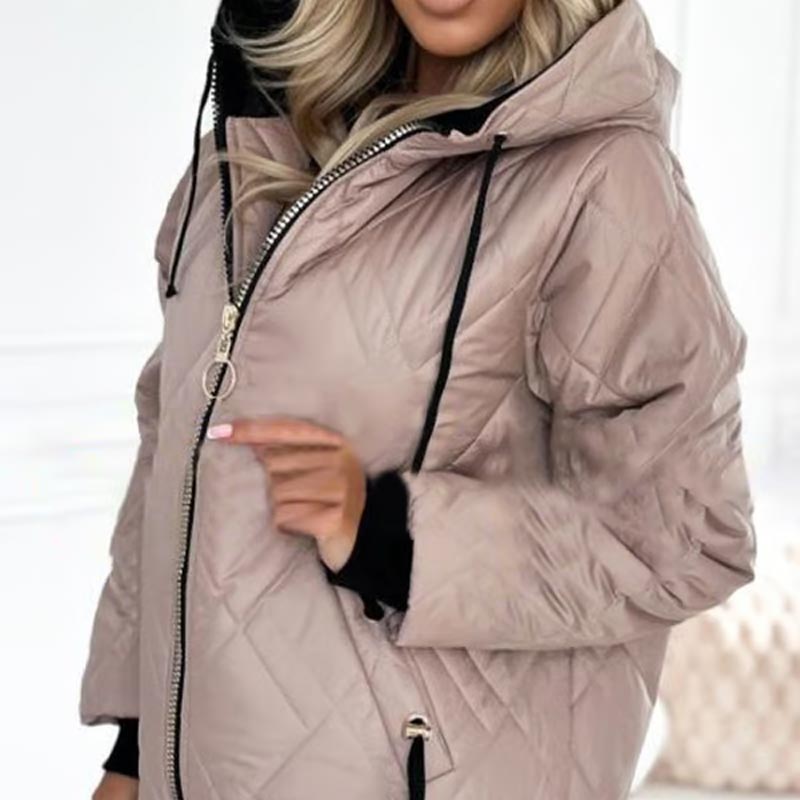 Quilted Hooded Winter Jacket