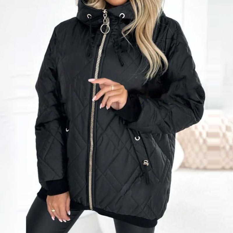 Quilted Hooded Winter Jacket