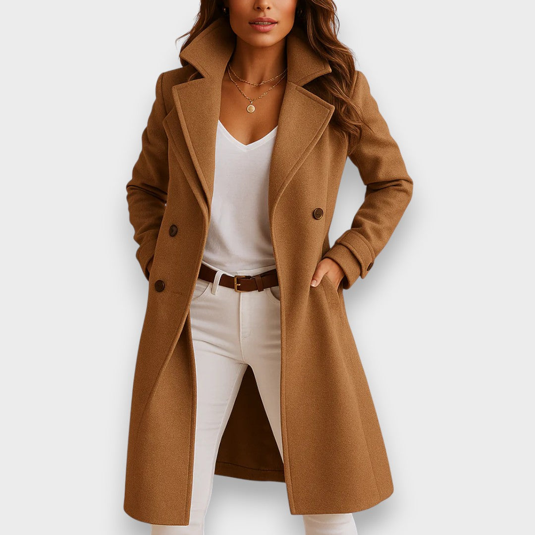 Elegant Wool Blend Coat